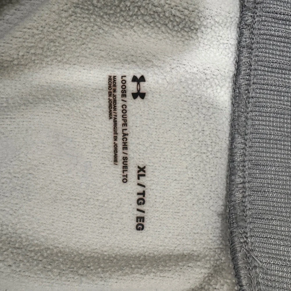 Under Armour Sweatpants Mens XL Gray Loose Fit Fleece Lined Athletic Joggers